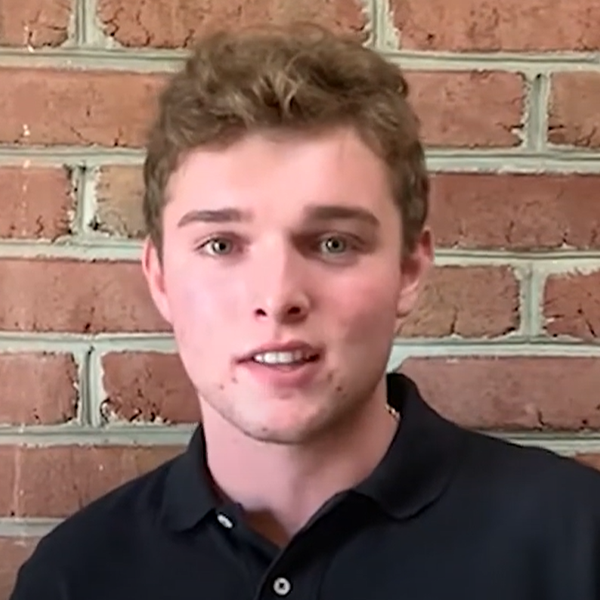 Testimonial with Max, is headshot against brick wall