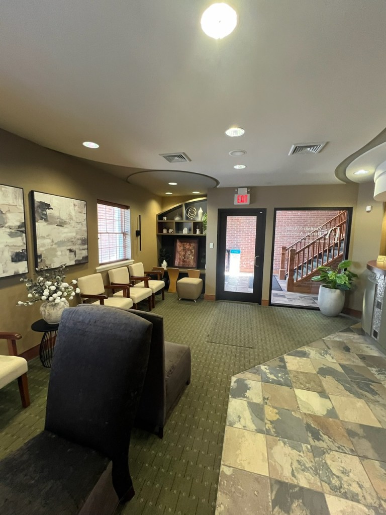 Office image of front desk area